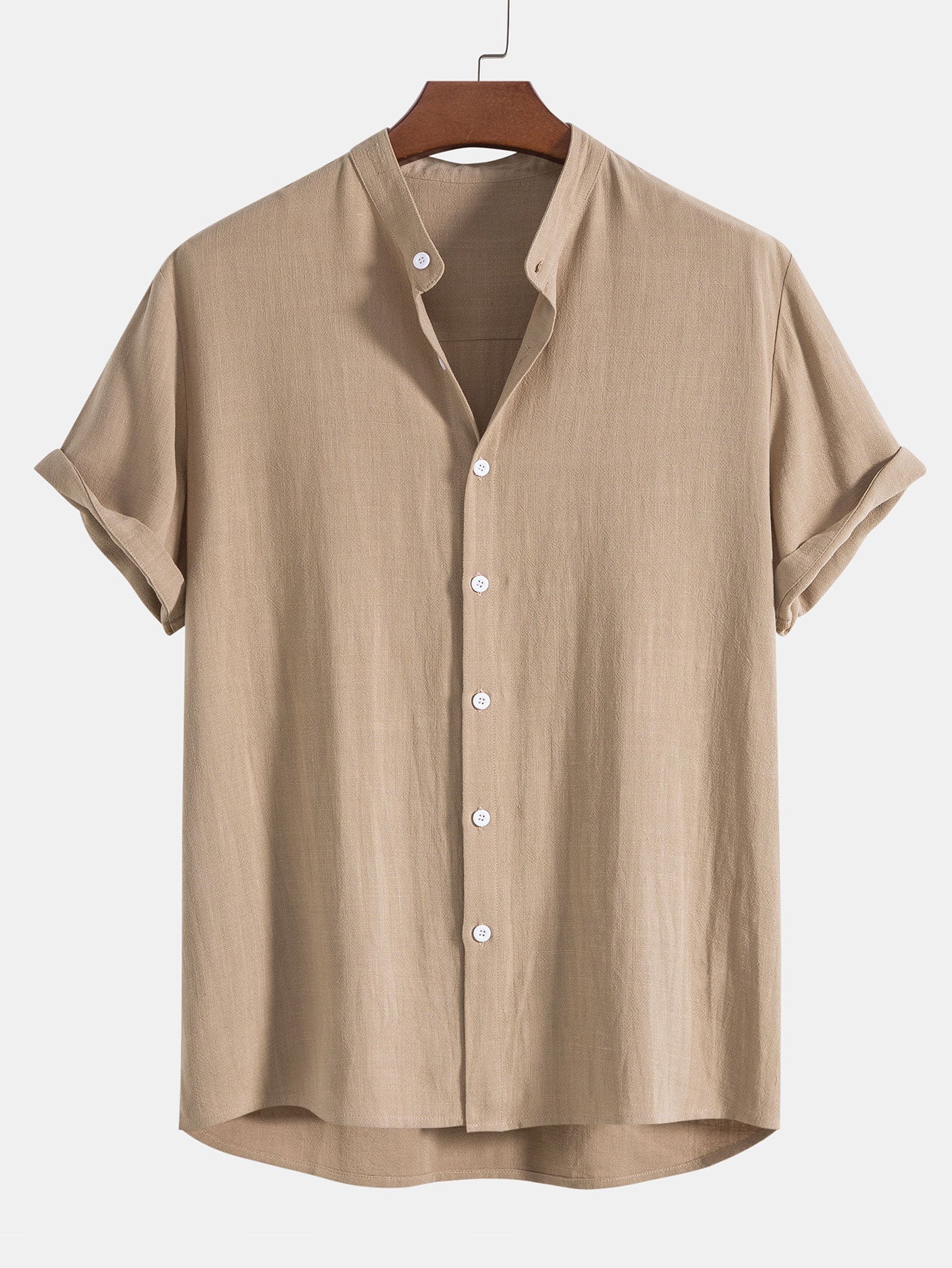 Linen Two-Piece Shirt and Trouser Set