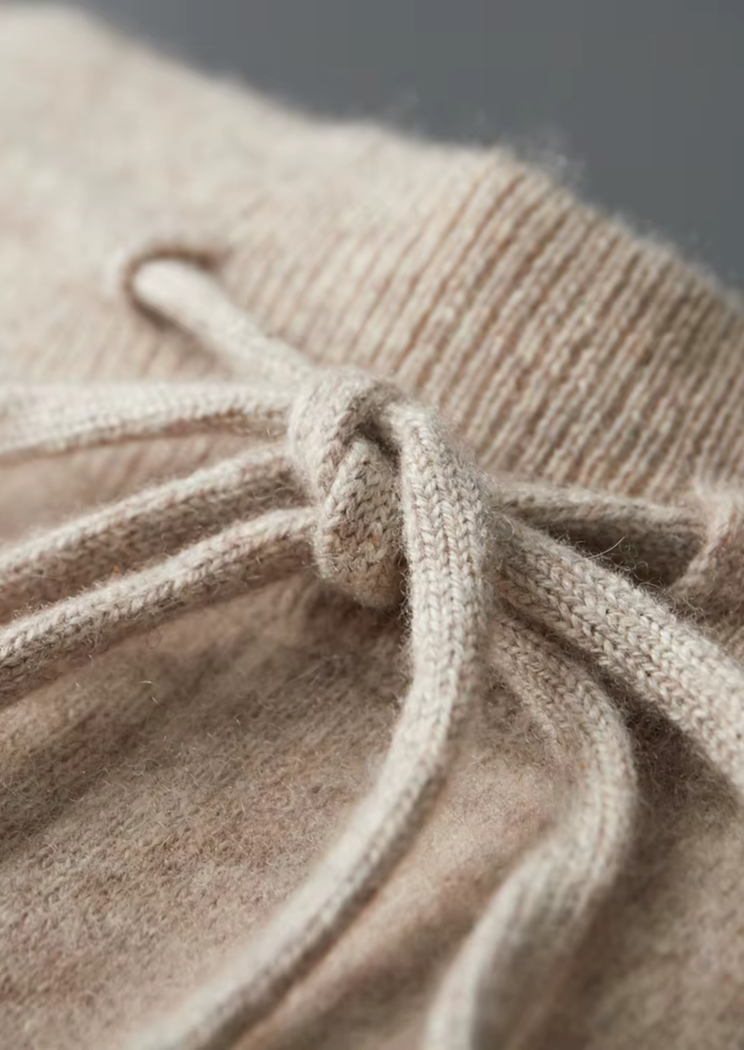 Pure Cashmere Knit Lounge Trousers