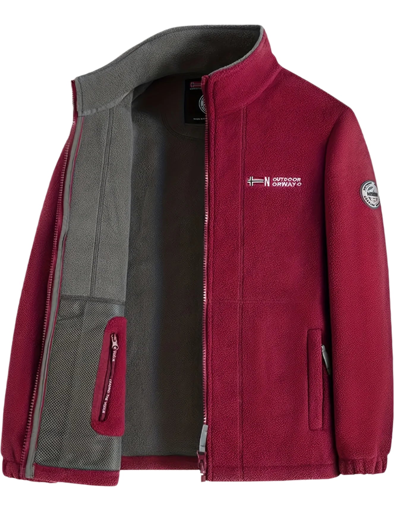 Men's Full-Zip Warm Fleece Jacket