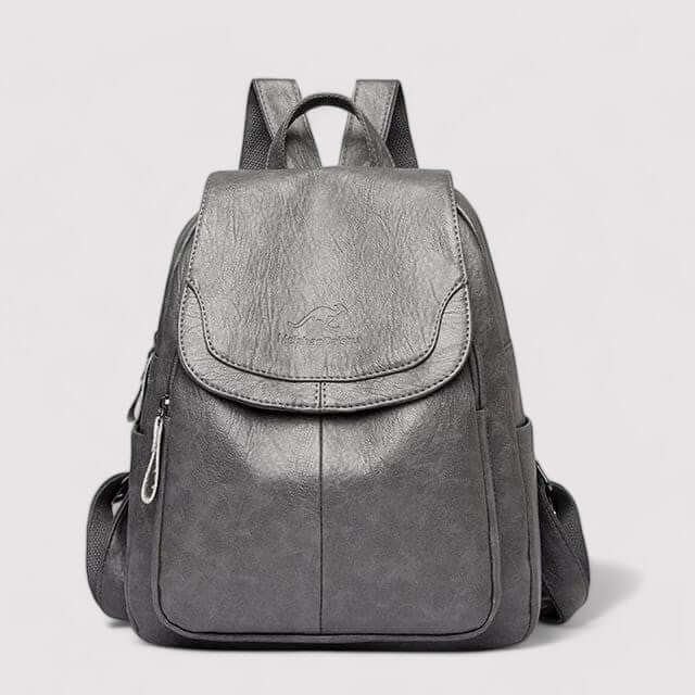 Women's Anti-Theft Leather Backpack