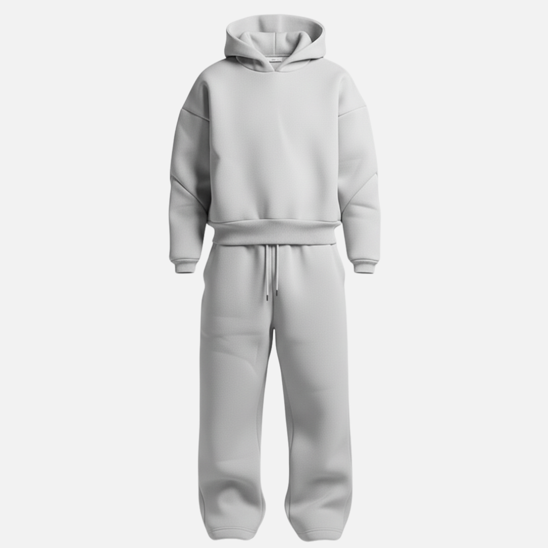 Oversized Heavy Fleece Tracksuit Set