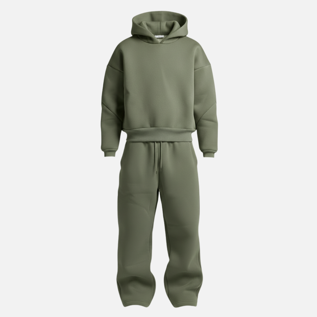 Oversized Heavy Fleece Tracksuit Set