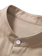Linen Two-Piece Shirt and Trouser Set