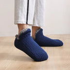 Women's Thermal Knit House Socks with Fluffy Cuff