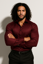 Long Sleeve Slim Fit Dress Shirt