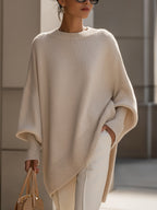 Oversized Batwing Knit Sweater