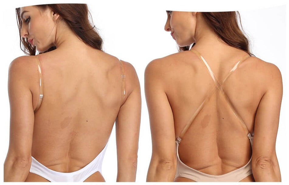 Backless body shaper for women featuring a deep V design, enhancing curves and providing seamless support for a sleek silhouette under any outfit. 8