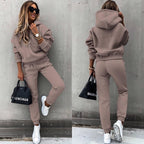 Women's Hoodie and Jogger Set Thick Soft Fabric