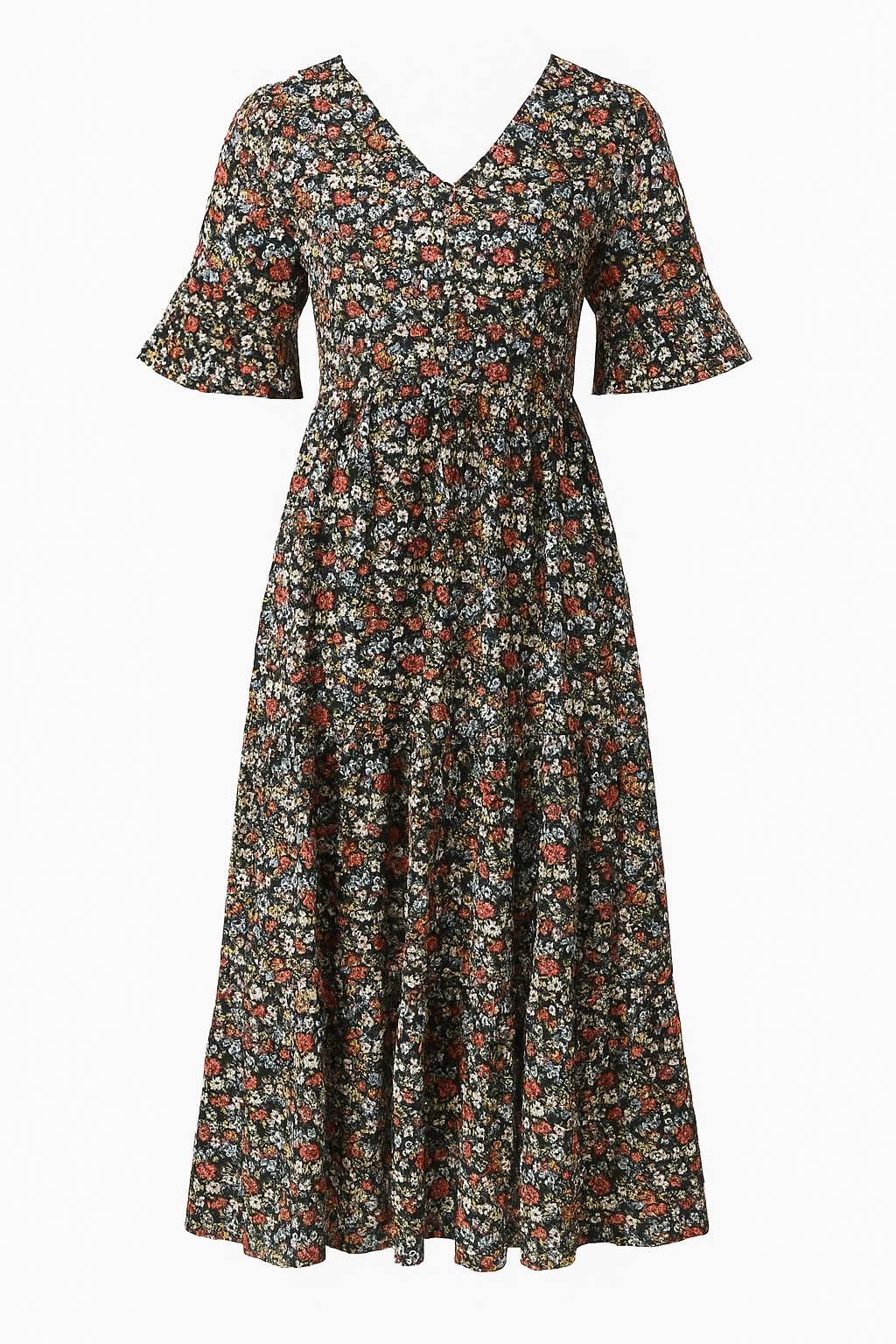 Emery Floral Print Midi Dress