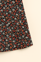 Floral Midi Dress Women Relaxed Fit