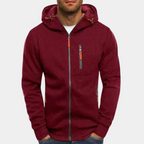 Full Zip Hoodie Men Soft Breathable Fabric