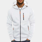 Full Zip Hoodie Men Soft Breathable Fabric