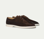 Suede Loafers Men Lace Up
