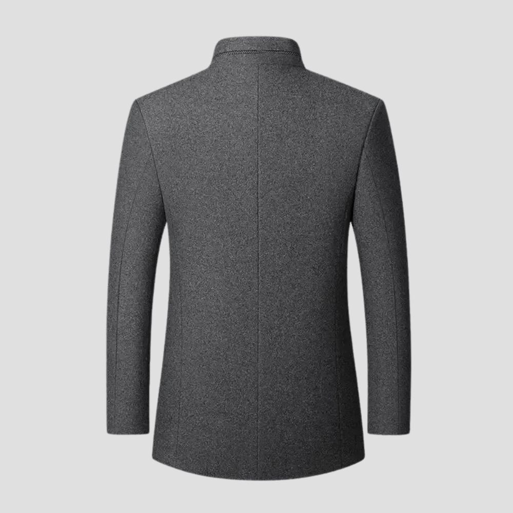 Men's Wool Blend Short Coat Casual Fit