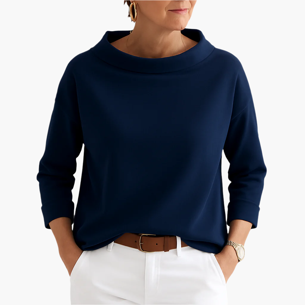 Women's Stand Collar Top