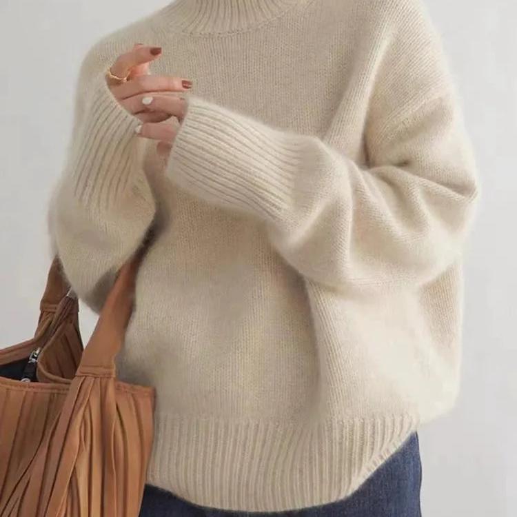 Soft Cashmere Turtleneck Sweater