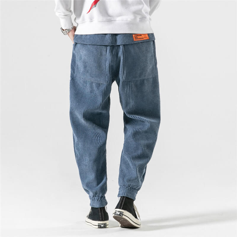 Wide Leg Corduroy Trousers