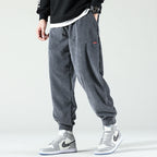 Wide Leg Corduroy Trousers