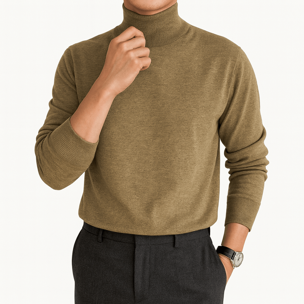 Soft Knit Turtleneck Sweater