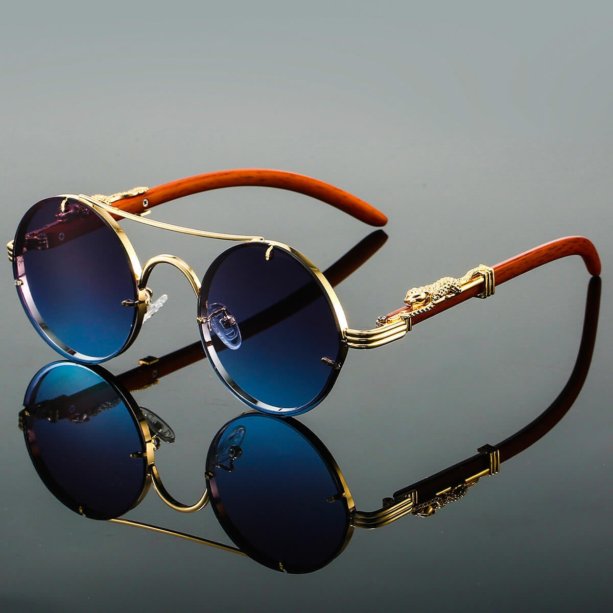 Round Polarized Sunglasses