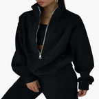 Women's Half Zip Sweatshirt and Jogger Set