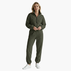 Women's Half Zip Sweatshirt and Jogger Set