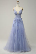 Ball Gown Lace Appliqué Floor-Length Formal Gown