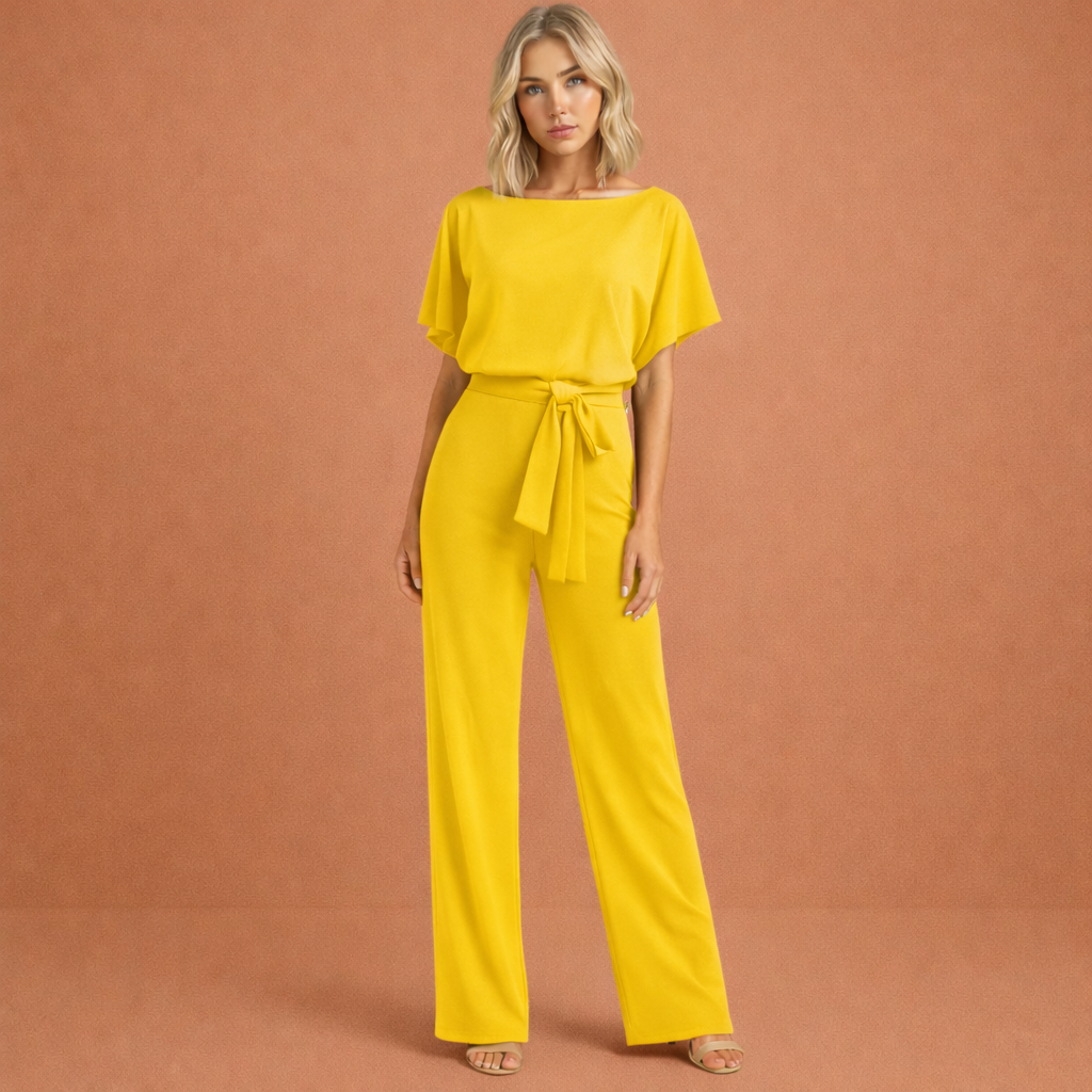 Women's Two Piece Wide Leg Trouser Set