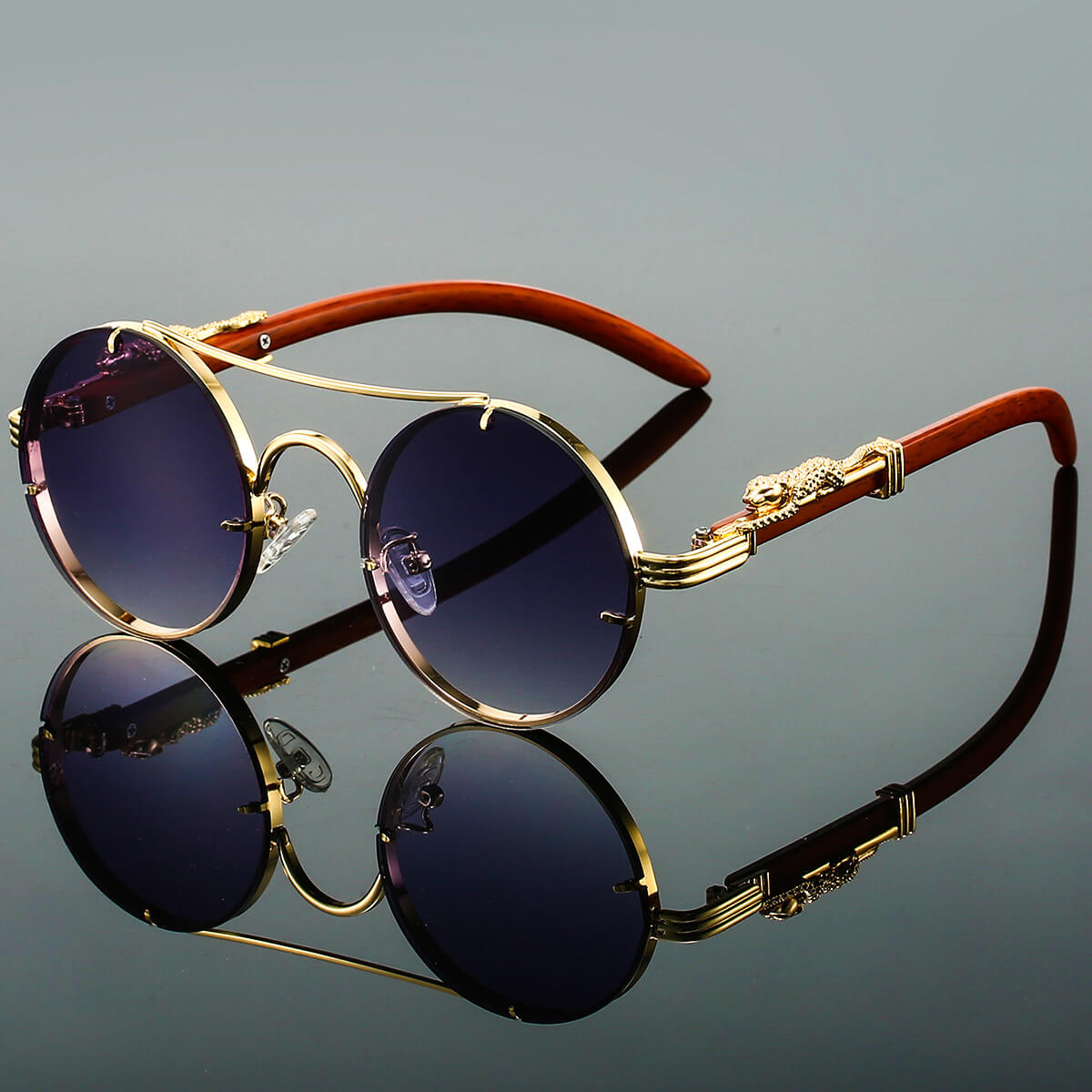 Round Polarized Sunglasses