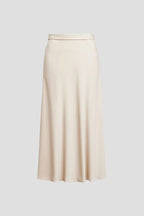 High Waist Flowing Midi Skirt