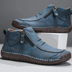 Men's Orthopedic Ankle Boot with Side Zip
