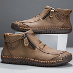 Men's Orthopedic Ankle Boot with Side Zip