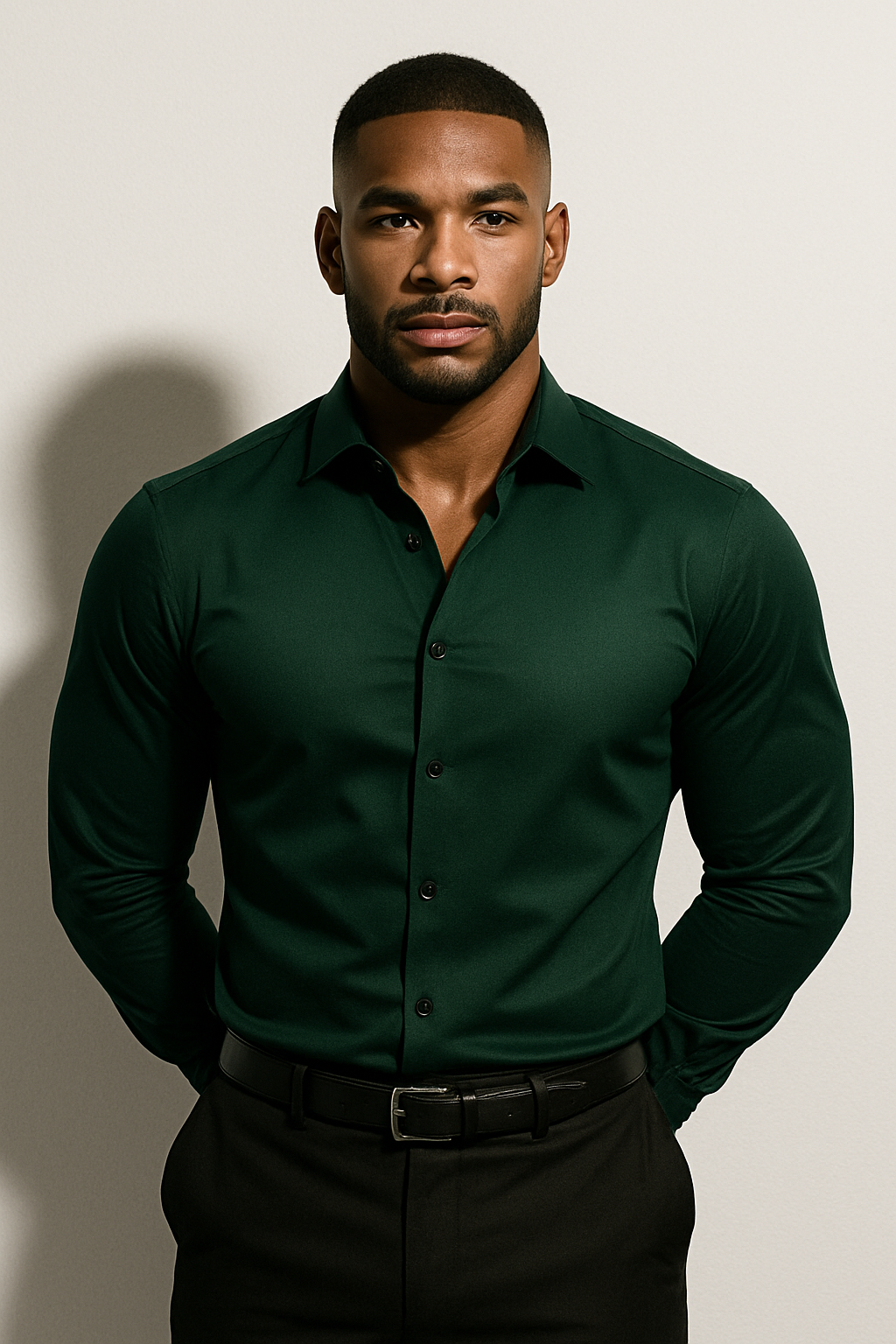 Long Sleeve Slim Fit Dress Shirt