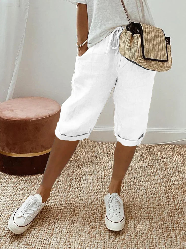 Cotton Linen Shorts