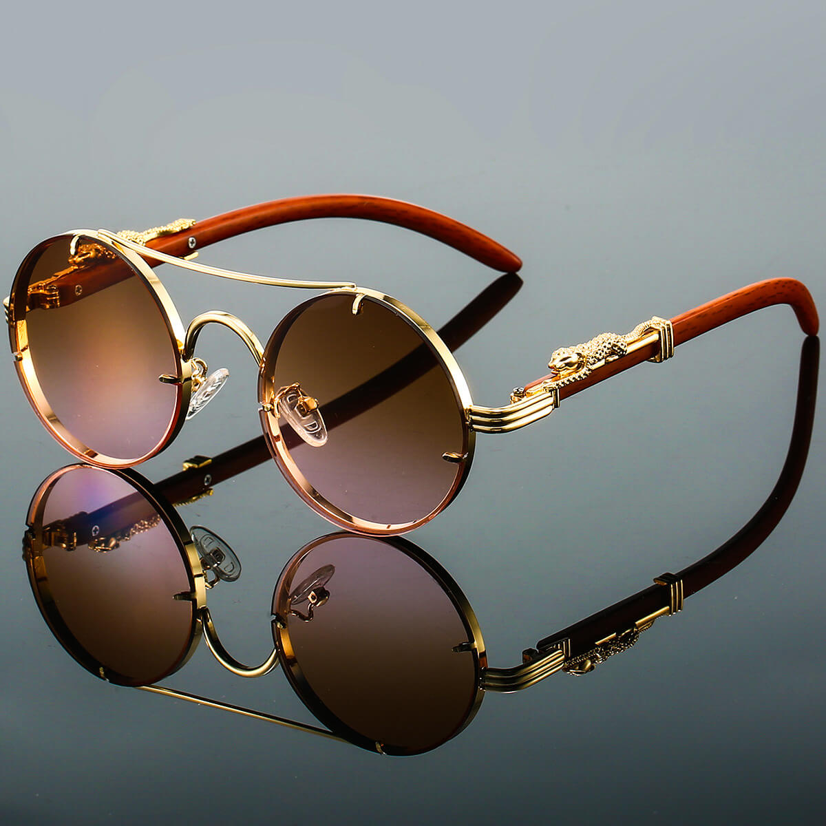 Round Polarized Sunglasses