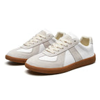 Retro Suede Leather Panel Sneakers