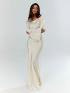 Long Sleeve Figure-Hugging Maxi Dress