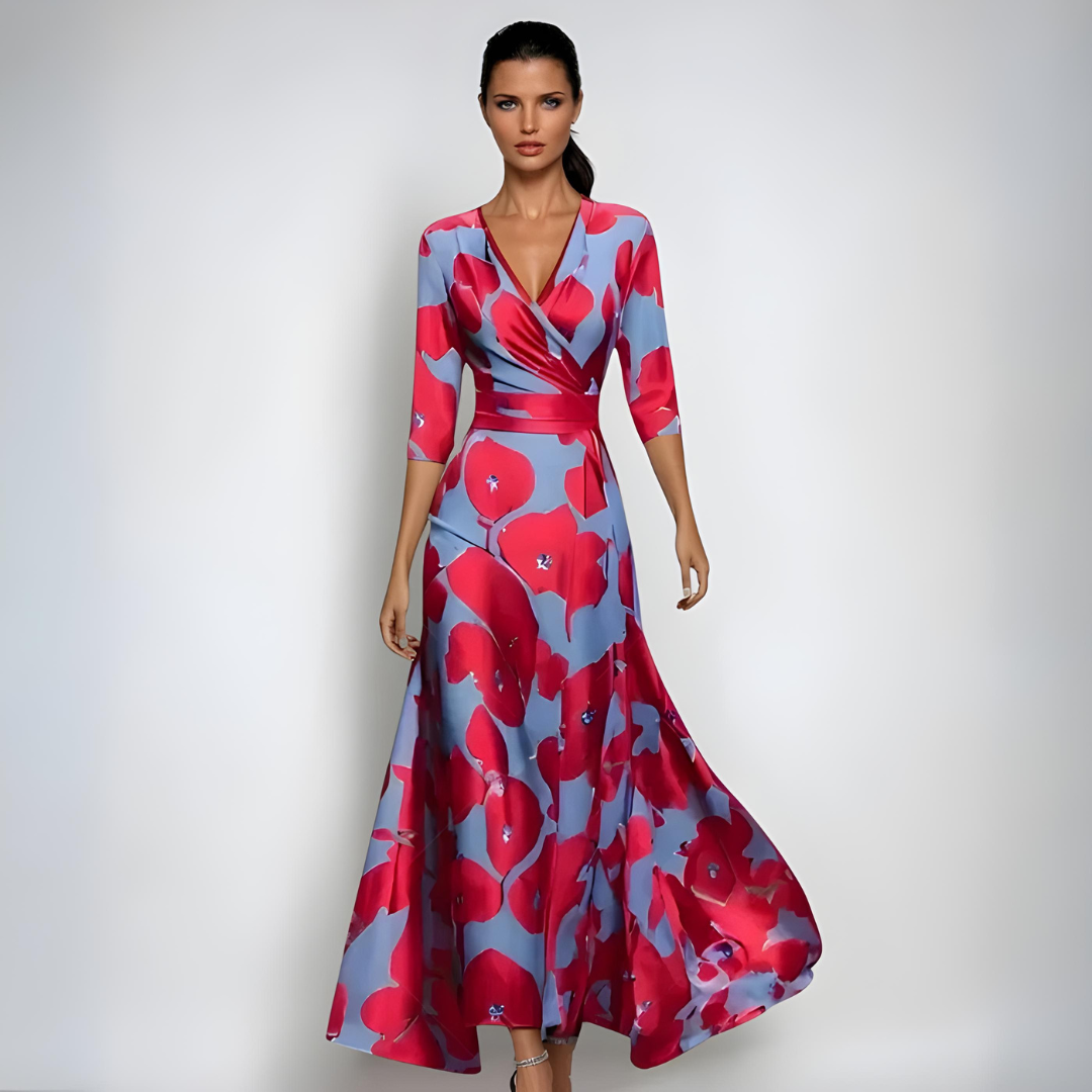 Soft Flowing Floral Dress