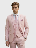 Modern Fit Three-Piece Suit for Men