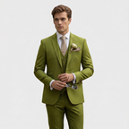 Modern Fit Three-Piece Suit for Men