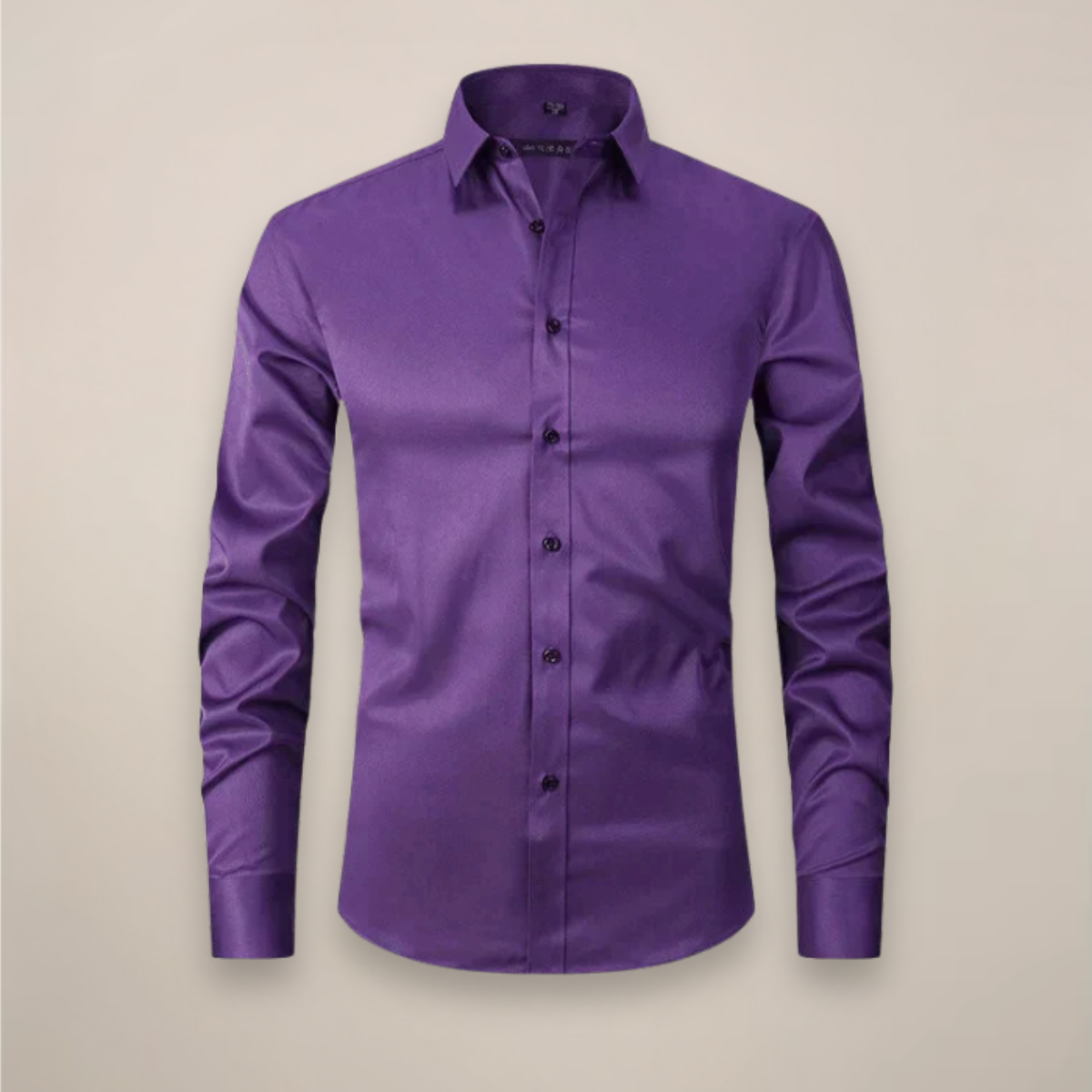 Long Sleeve Men's Business Shirt Wrinkle Free