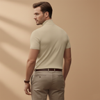 Men's Short-Sleeve Turtleneck T-Shirt