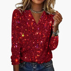 Women's Sequin Long Sleeve