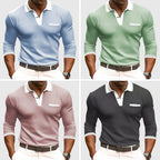 Men's Long Sleeve Polo Shirt