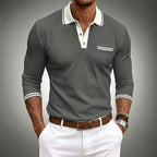 Men's Long Sleeve Polo Shirt