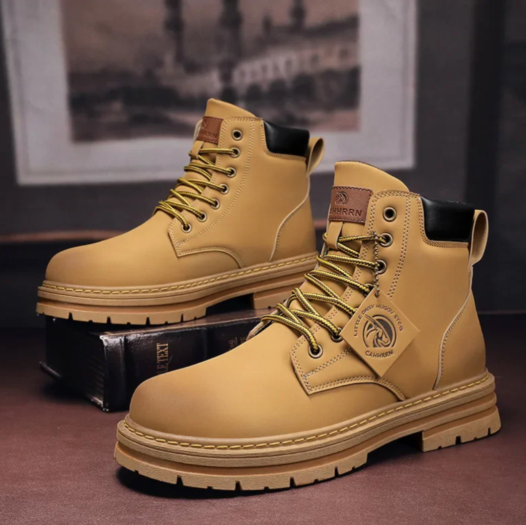 Men's High Shaft Lace-Up Boots