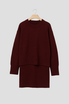 Cozy Sweater and Mini Skirt Set