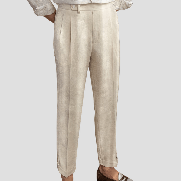 Men's Pleated Front Tailored Trousers