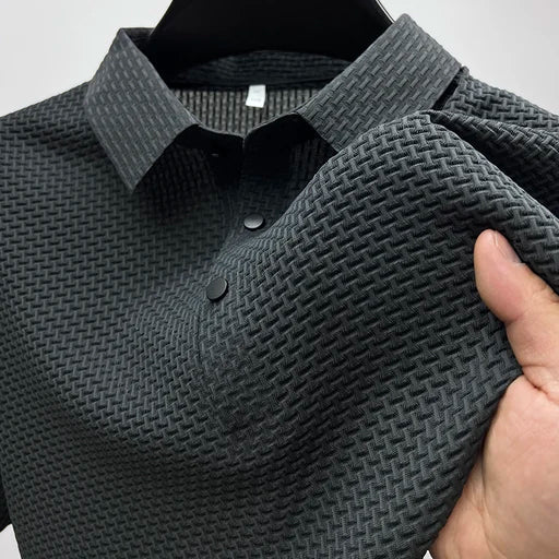 Structured Texture Polo Shirt