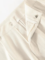 White Wide Leg Trousers